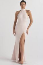 House of CB венчања 68JT1147 јулиетте блусх хаљина са халтером - Image 2