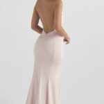 House of CB венчања 68JT1147 јулиетте блусх хаљина са халтером