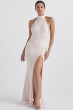 House of CB венчања 68JT1147 јулиетте блусх хаљина са халтером - Image 8