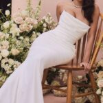 House of CB венчања 68JT1155 есмее свадбена хаљина без нараменица у боји слоноваче - ограничено издање