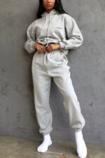 House of CB одећу 68JT1006 облак сиве панталоне за трчање - Image 14