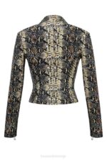 House of CB одећу 68JT1028 вани јакна са змијским принтом - Image 5