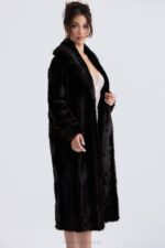 House of CB одећу 68JT1036 капут од тамносмеђег вештачког крзна цаллие - Image 12