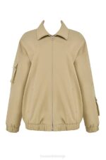 House of CB одећу 68JT1042 цами таупе велика јакна - Image 10