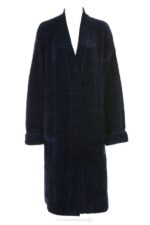 House of CB одећу 68JT1044 целине тамноплави кардиган од женила - Image 12