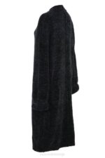 House of CB одећу 68JT1052 целине црни кардиган од женила - Image 5