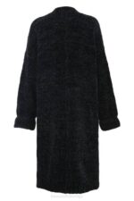 House of CB одећу 68JT1052 целине црни кардиган од женила - Image 6