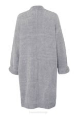 House of CB одећу 68JT1053 целине сиви кардиган од женила - Image 13
