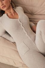 House of CB одећу 68JT1056 комбинезон од тигги опал лапора - Image 3