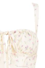 House of CB одећу 68JT106 ген лимун цветни корзет - Image 6