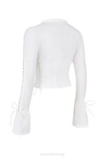 House of CB одећу 68JT10 анисса бела чипка на врху - Image 11