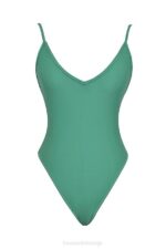 House of CB одећу 68JT1174 једноделни купаћи костим од родос еукалиптуса - Image 3