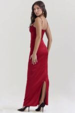House of CB одећу 68JT117 стефаниа руби корзет макси хаљина - Image 10