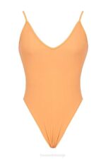 House of CB одећу 68JT1185 родос светло наранџасти једноделни купаћи костим - Image 4
