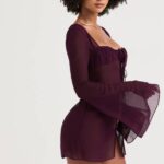 House of CB одећу 68JT1198 прованса сува шљива прикрити