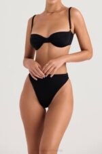 House of CB одећу 68JT1234 миконос црни бикини доњи део високог струка - Image 4