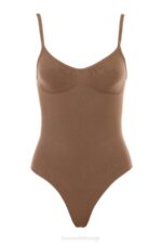 House of CB одећу 68JT1272 сцулптинг фулл бриеф боди моцха - Image 12