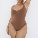 House of CB одећу 68JT1272 сцулптинг фулл бриеф боди моцха
