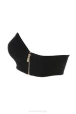 House of CB одећу 68JT1312 голи црни грудњак без нараменица - Image 2
