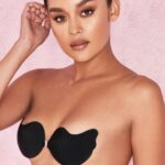 House of CB одећу 68JT1319 предњим копчањем од ливеног микрофибре в грудњак - црн