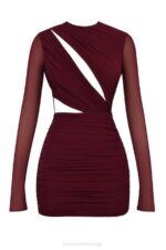 House of CB одећу 68JT131 мини хаљина луцинда дуд са изрезом - Image 7