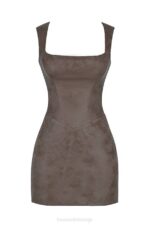 House of CB одећу 68JT144 Пандора моцха корсет мини хаљина - Image 5