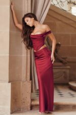 House of CB одећу 68JT1 уна рубин корзет са чипком - Image 15