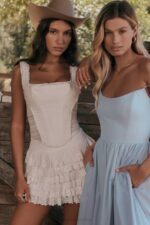 House of CB одећу 68JT21 цаталина бели корзет бродерие англаис - Image 15