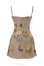 House of CB одећу 68JT282 цхристиана винтаге цветна мини хаљина - Image 7