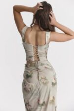 House of CB одећу 68JT28 уна винтаге цветни корзет - Image 13