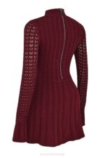 House of CB одећу 68JT300 евалина вине плетена корсет хаљина - Image 7