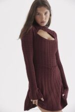 House of CB одећу 68JT300 евалина вине плетена корсет хаљина - Image 9