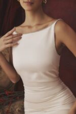 House of CB одећу 68JT348 маргиела миди хаљина од кристализоване слоноваче - Image 16