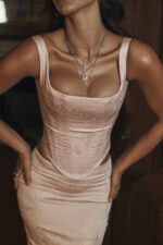 House of CB одећу 68JT34 рафа розе цветни сатенски парангал корзет - Image 10