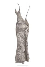 House of CB одећу 68JT360 габриелле певтер сатен макси хаљина - Image 5