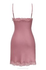 House of CB одећу 68JT369 ниа росе хаљина од сатена и чипке - Image 5
