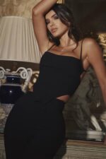 House of CB одећу 68JT37 сопхиа црни вајарски корзет - Image 2