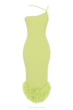 House of CB одећу 68JT420 алессиа лиме миди хаљина - Image 7
