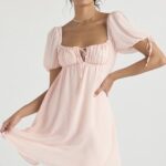 House of CB одећу 68JT434 мини хаљина розе кварц принцезе