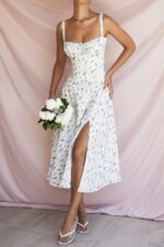 House of CB одећу 68JT438 цармен гарден принт бустиер сундресс - Image 9