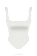 House of CB одећу 68JT44 рафа сатенски корзет од слоноваче - Image 12