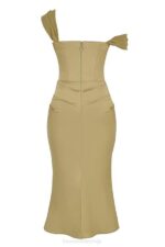 House of CB одећу 68JT459 наталиа миди хаљина од сатенског корзета - Image 7