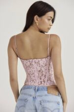 House of CB одећу 68JT48 мила росе чипкани корзет - Image 4