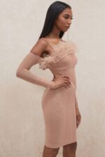 House of CB одећу 68JT589 наира блусх мрежаст корсет хаљина - Image 17
