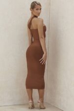 House of CB одећу 68JT598 аина тан цут оут бандаге миди хаљина - Image 11