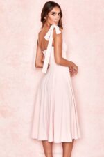 House of CB одећу 68JT614 алициа блусх розе миди сарафан - Image 8