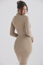 House of CB одећу 68JT687 марианне камил плетени топ - Image 8