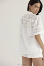 House of CB одећу 68JT715 царрие бела бродерие енглеска кошуља - Image 13