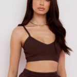 House of CB одећу 68JT760 евие браон завој бралетте