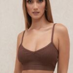 House of CB одећу 68JT776 евие чоколадни завој бралетте